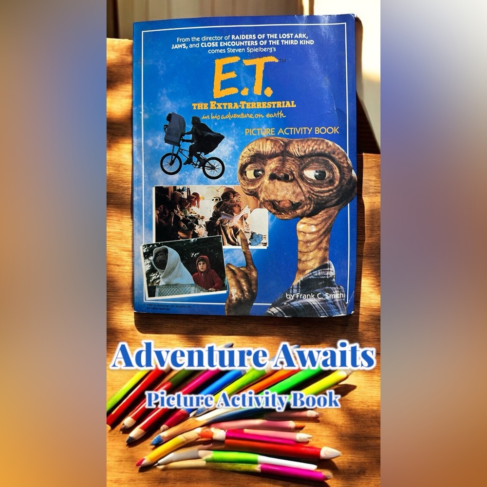 VINTAGE - E.T. Picture Activity Book